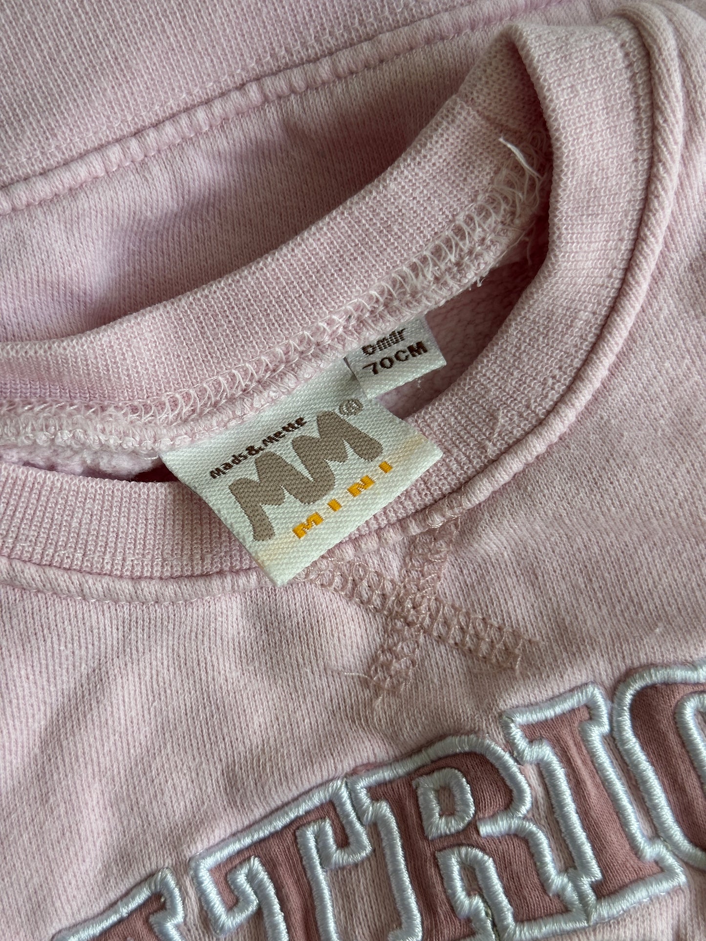 Vintage baby sweatshirt str 70cm